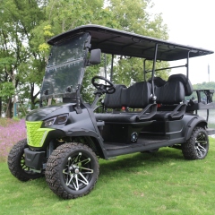 High Endurance 4 Wheel Drive Electric Golf Cart Outdoor Off Road 6 Passenger Golf Cart